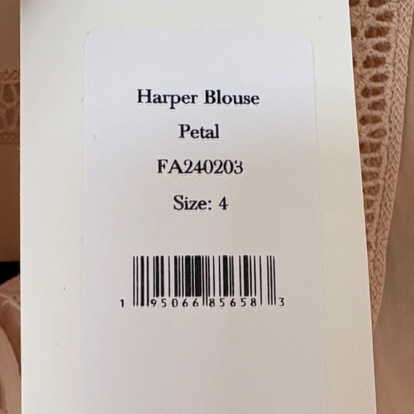 Ulla Johnson Harper Blouse in Petal - Picture 8 of 8